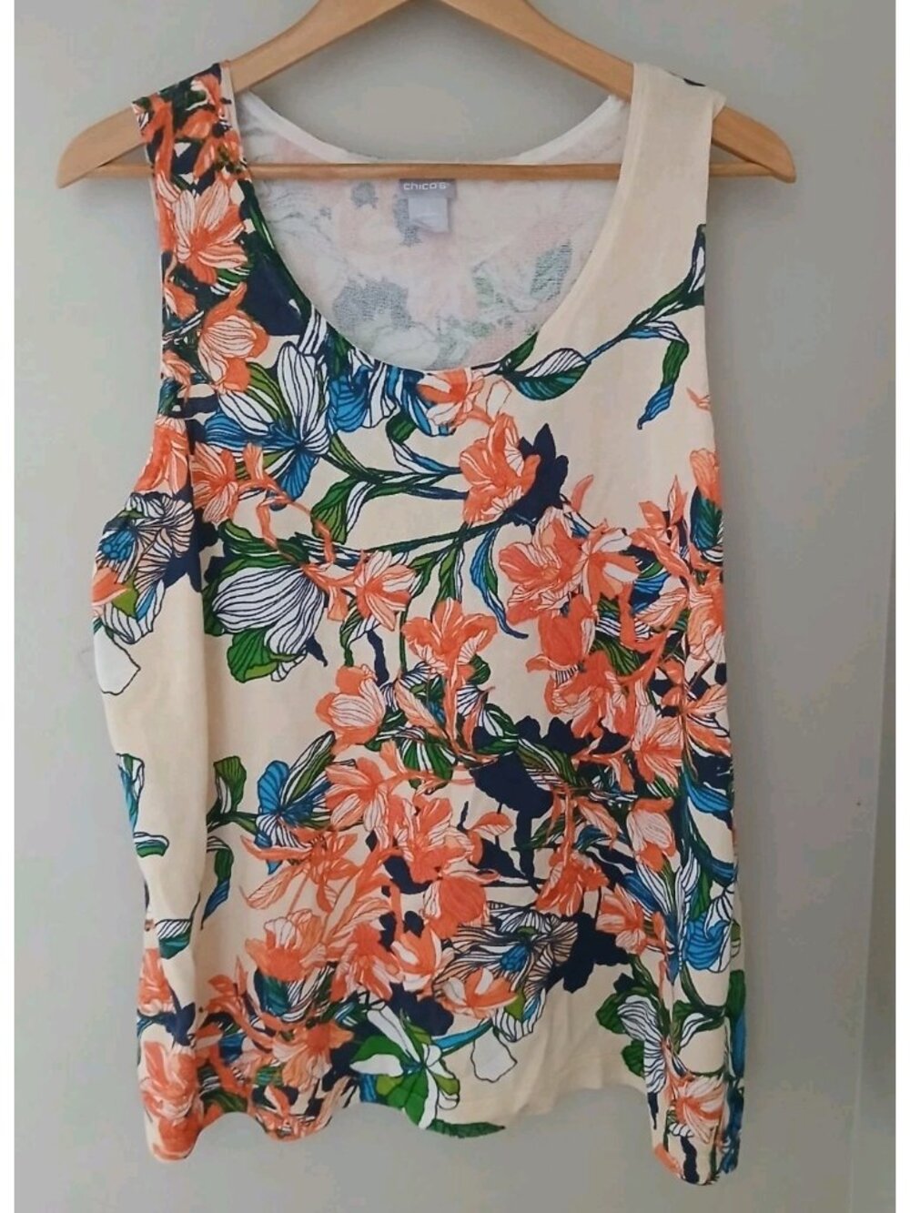 Chico's Sleeveless Knit Shell Blouse